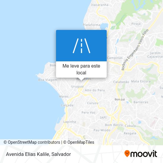 Avenida Elias Kalile mapa