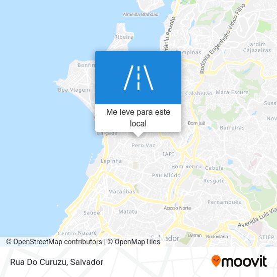 Rua Do Curuzu mapa