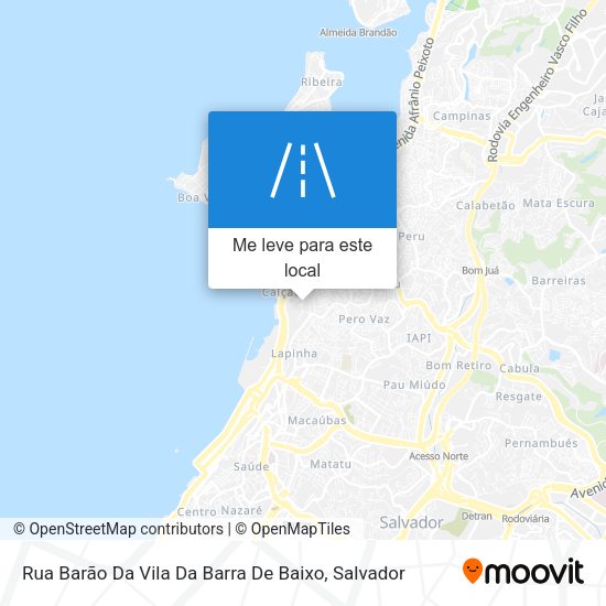 Rua Barão Da Vila Da Barra De Baixo mapa