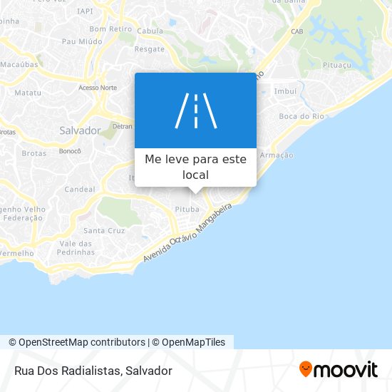 Rua Dos Radialistas mapa