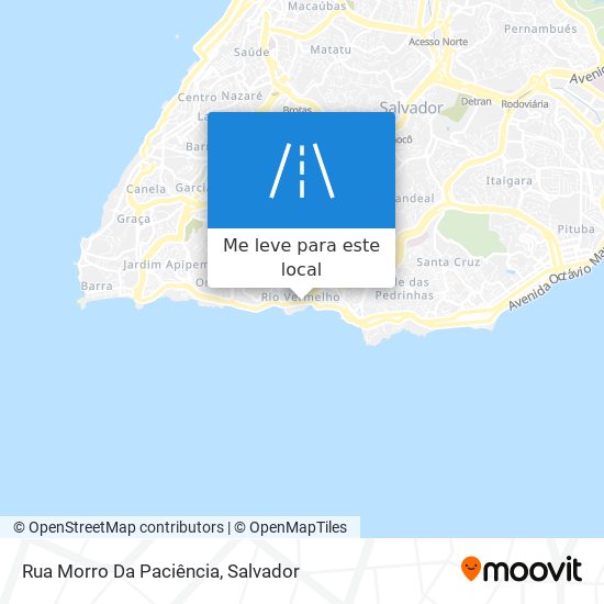 Rua Morro Da Paciência mapa