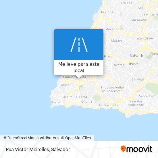 Rua Victor Meirelles mapa