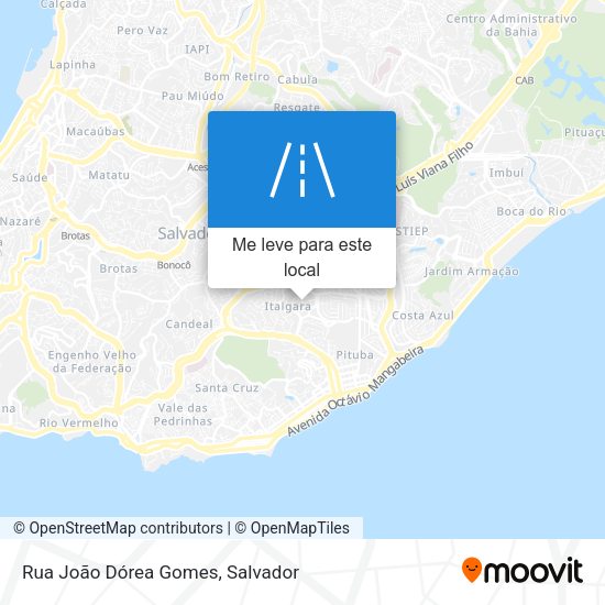 Rua João Dórea Gomes mapa