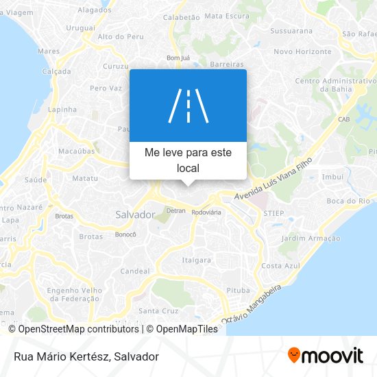 Rua Mário Kertész mapa