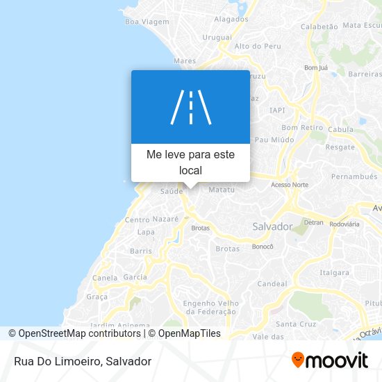 Rua Do Limoeiro mapa
