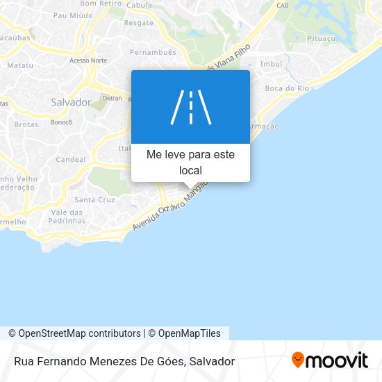 Rua Fernando Menezes De Góes mapa