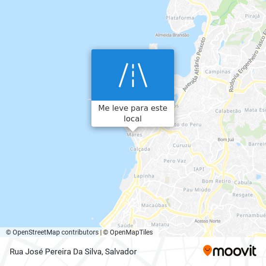 Rua José Pereira Da Silva mapa