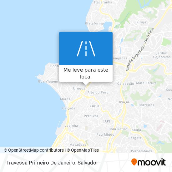 Travessa Primeiro De Janeiro mapa