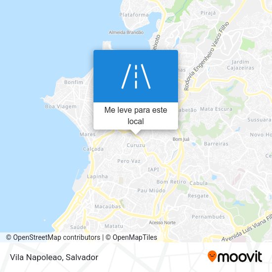 Vila Napoleao mapa