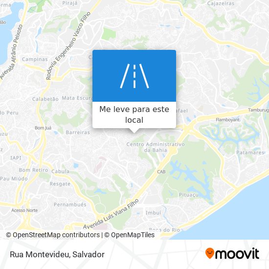 Rua Montevideu mapa