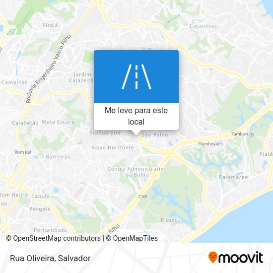 Rua Oliveira mapa