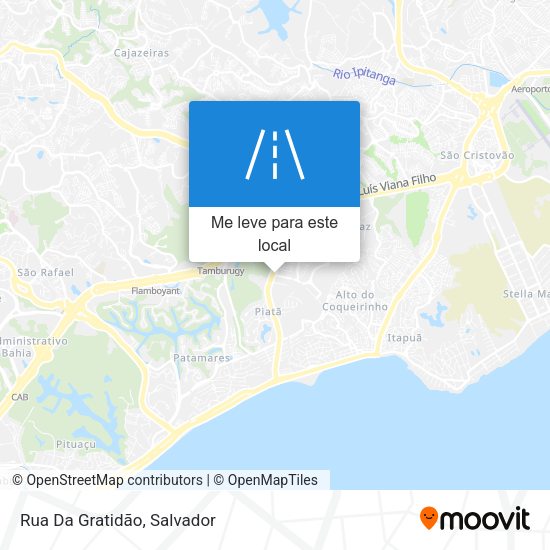 Rua Da Gratidão mapa