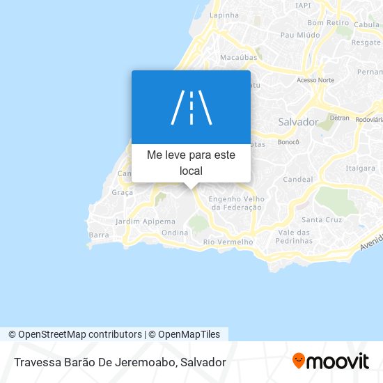 Travessa Barão De Jeremoabo mapa