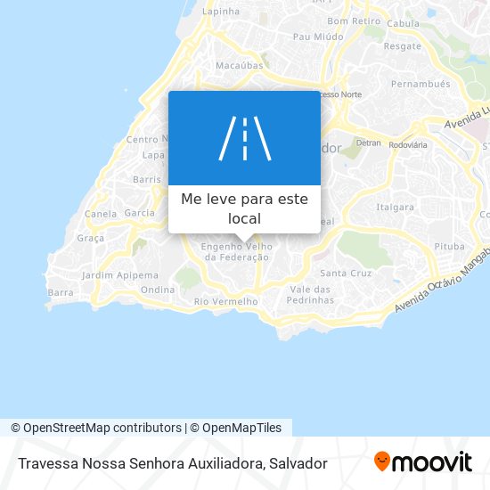 Travessa Nossa Senhora Auxiliadora mapa