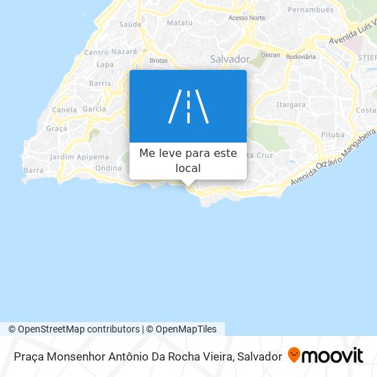 Praça Monsenhor Antônio Da Rocha Vieira mapa