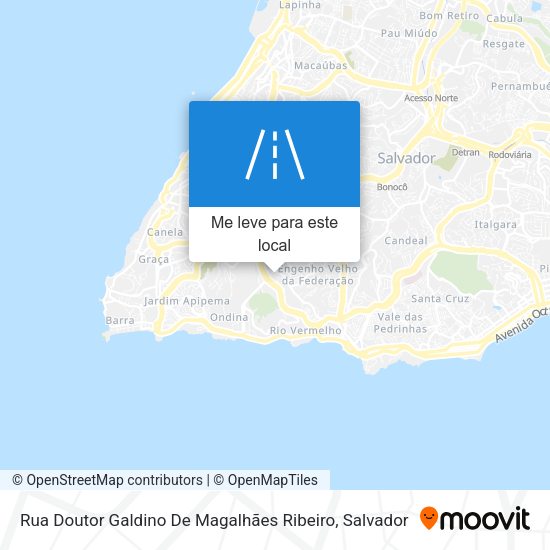 Rua Doutor Galdino De Magalhães Ribeiro mapa