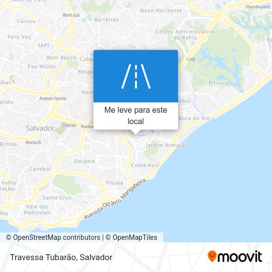 Travessa Tubarão mapa