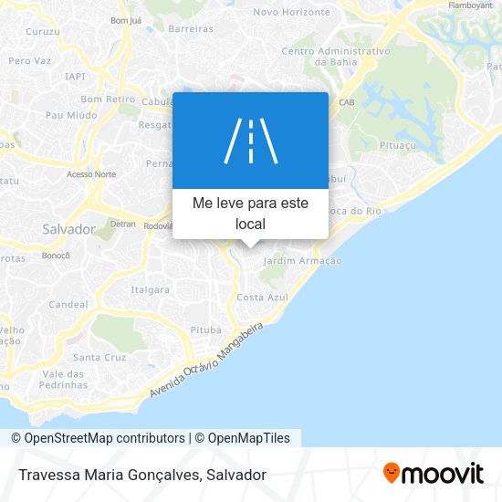 Travessa Maria Gonçalves mapa