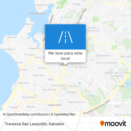 Travessa Sao Leopoldo mapa