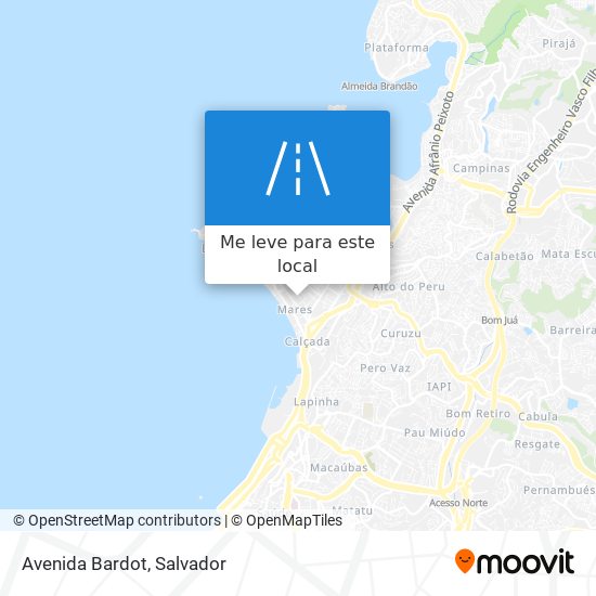 Avenida Bardot mapa