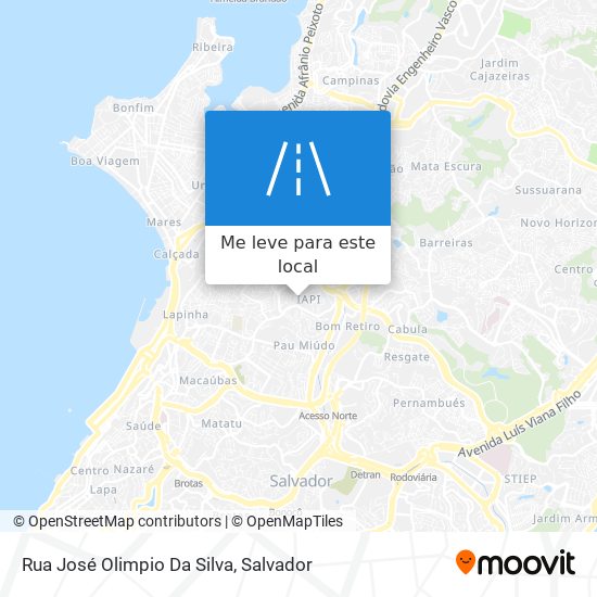 Rua José Olimpio Da Silva mapa