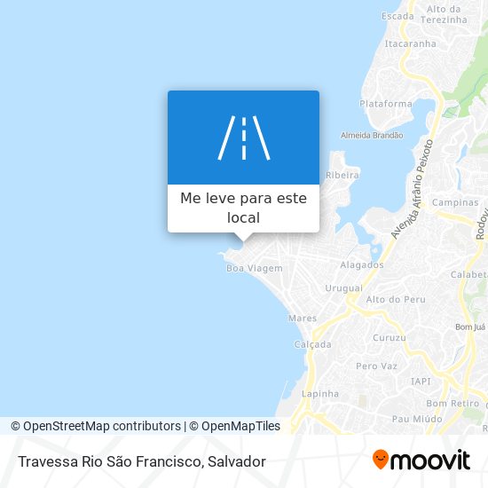 Travessa Rio São Francisco mapa