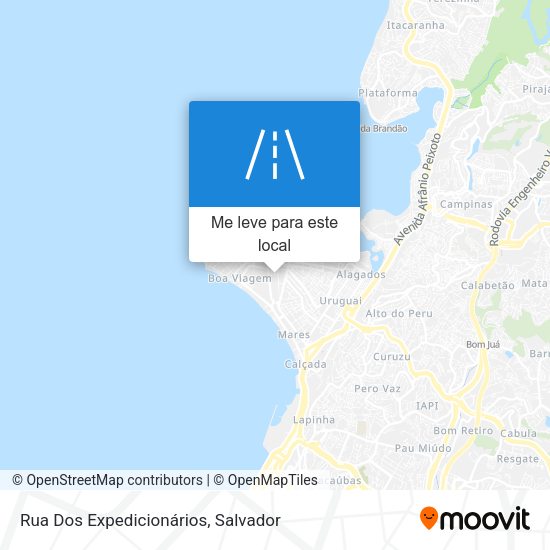 Rua Dos Expedicionários mapa