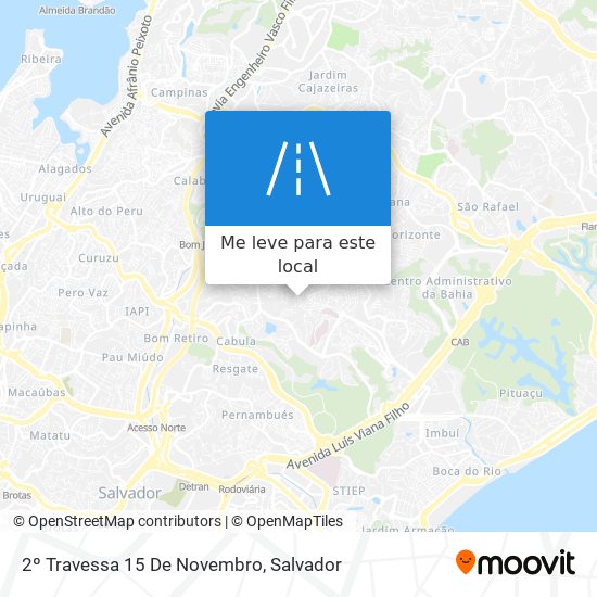 2º Travessa 15 De Novembro mapa