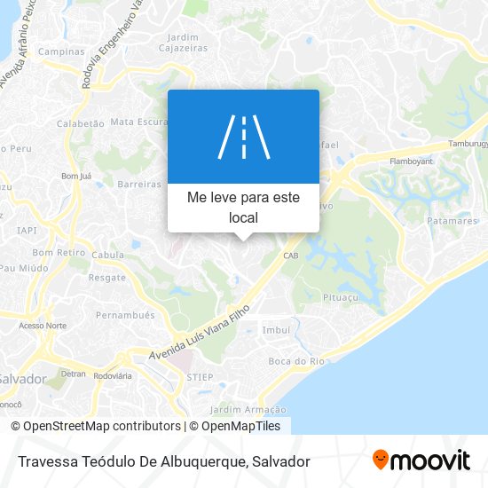 Travessa Teódulo De Albuquerque mapa