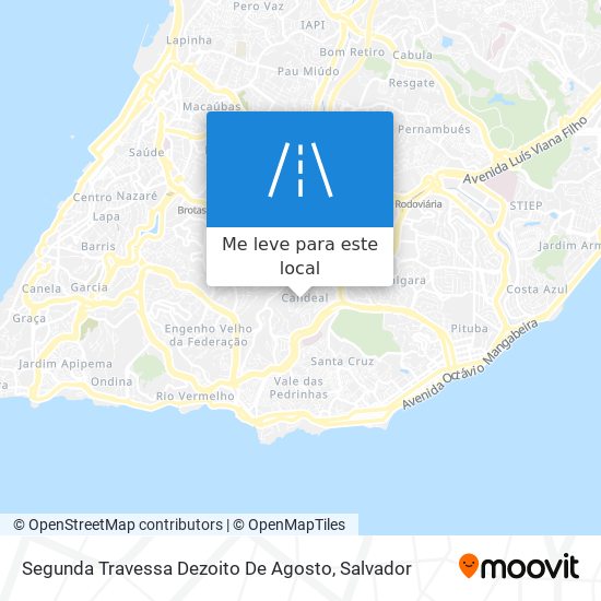 Segunda Travessa Dezoito De Agosto mapa