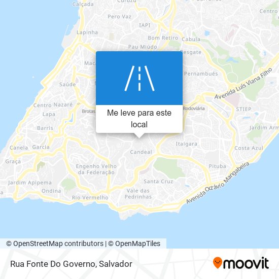 Rua Fonte Do Governo mapa