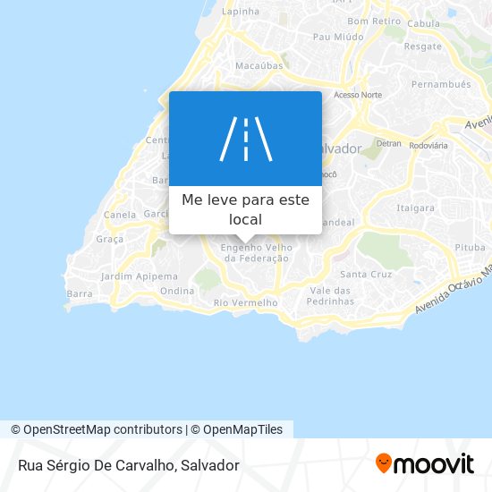 Rua Sérgio De Carvalho mapa