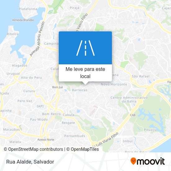 Rua Alalde mapa
