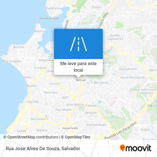 Rua Jose Alves De Souza mapa