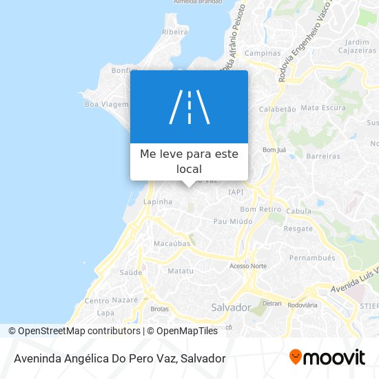 Aveninda Angélica Do Pero Vaz mapa