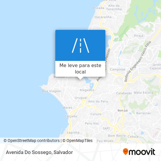 Avenida Do Sossego mapa