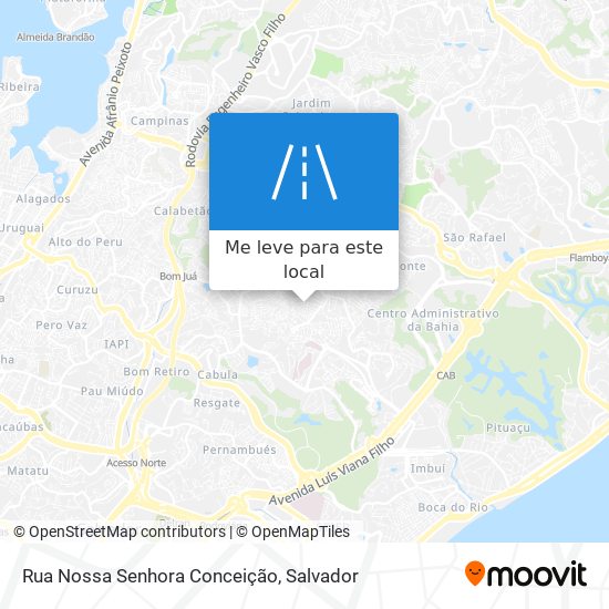 Rua Nossa Senhora Conceição mapa