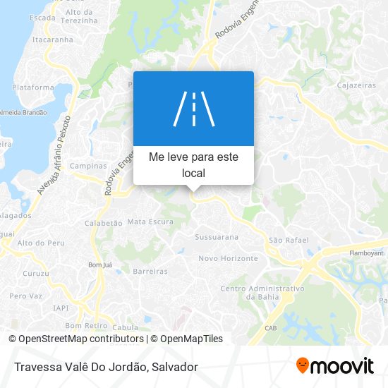 Travessa Valê Do Jordão mapa