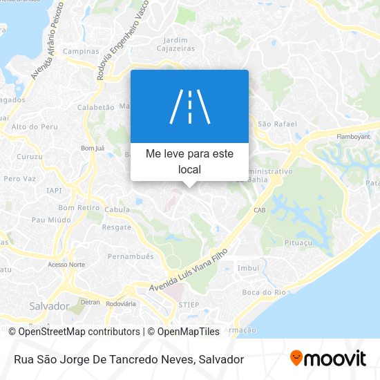 Rua São Jorge De Tancredo Neves mapa