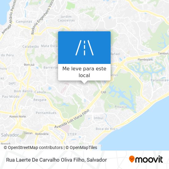 Rua Laerte De Carvalho Oliva Filho mapa