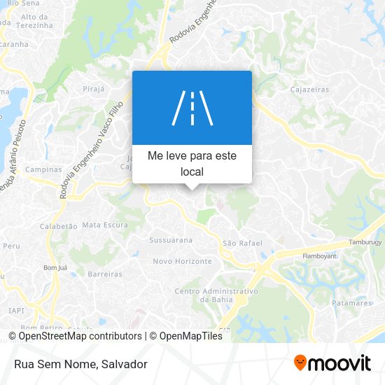 Rua Sem Nome mapa