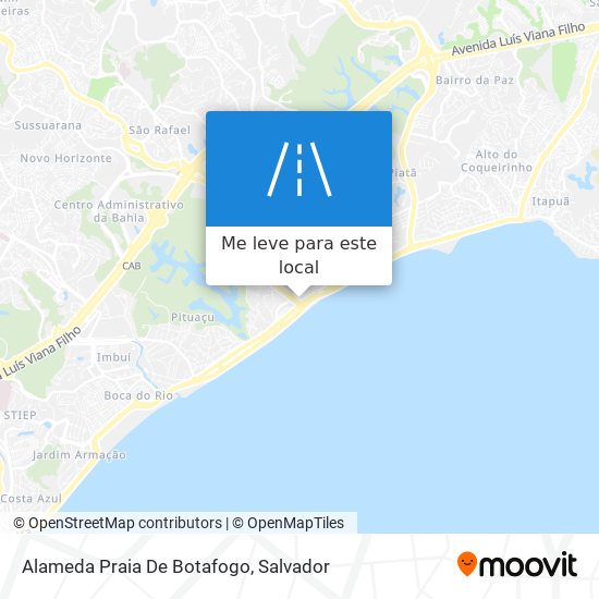 Alameda Praia De Botafogo mapa