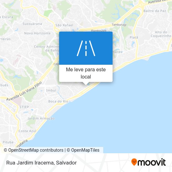Rua Jardim Iracema mapa