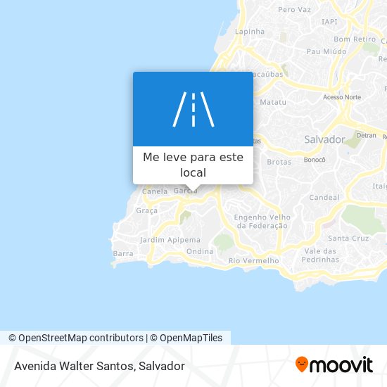 Avenida Walter Santos mapa