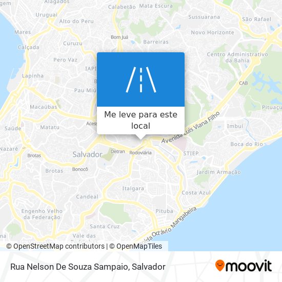 Rua Nelson De Souza Sampaio mapa