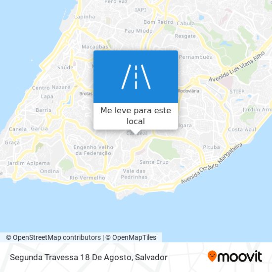 Segunda Travessa 18 De Agosto mapa