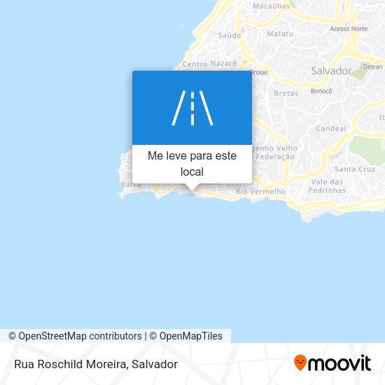 Rua Roschild Moreira mapa