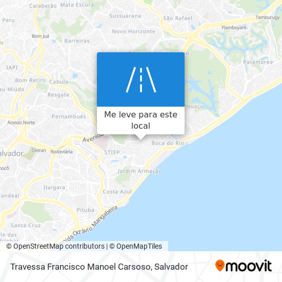 Travessa Francisco Manoel Carsoso mapa