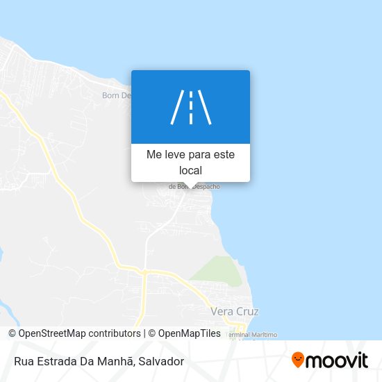 Rua Estrada Da Manhã mapa