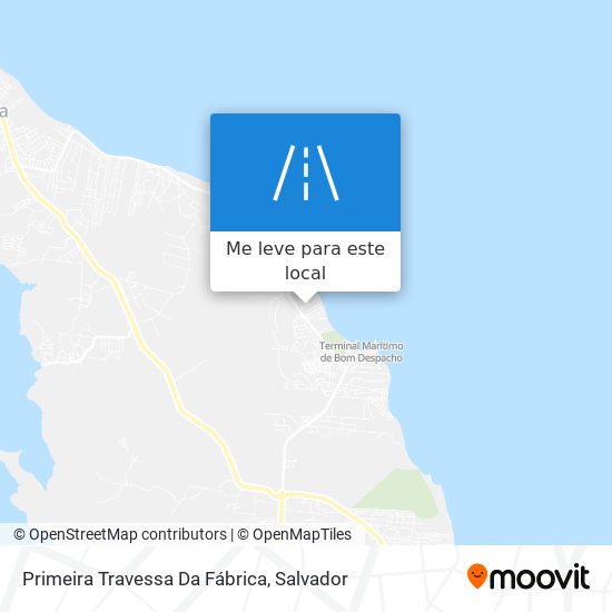 Primeira Travessa Da Fábrica mapa